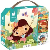 Janod 4 Puzzles Evolutifs 4 Saisons de 6 à 16 pièces