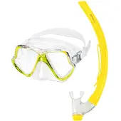 Mares Aquazone Zephir Snorkeling Set Jaune Enfants