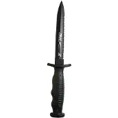Epsealon Long Silex Titanium Dagger Knife Noir