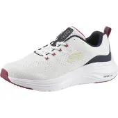 SKECHERS Baskets basses beige / bleu marine / bordeaux / blanc