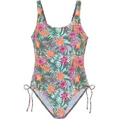 Venice beach Maillot de bain bleu clair / vert / orange / rose