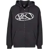 K1x Veste de survêtement noir / blanc