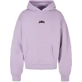 Lost Youth Sweat-shirt 'Beautiful Chaos' violet clair / noir / blanc
