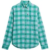 Superdry Chemise turquoise / bleu pastel