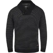 INDICODE JEANS Pull-over 'Copent' gris / noir