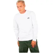 Alpha industries Sweat-shirt 'Basic Small Logo' blanc