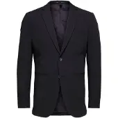 Selected Coupe Slim En Viscose Mélangée Blazer Homme Le noir 102