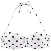 LASCANA Hauts de bikini noir / blanc