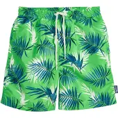 Playshoes Shorts de bain indigo / vert / blanc