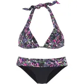 LASCANA Hauts de bikini vert / violet / rose clair / noir