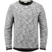!Solid Sweat-shirt 'SDFlocks' gris / noir