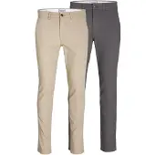 Jack & Jones Pantalon chino 'JJIMarco JJDave' beige / graphite