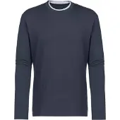 Mey T-Shirt bleu foncé / blanc