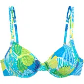 Sunseeker Hauts de bikini bleu / vert / blanc