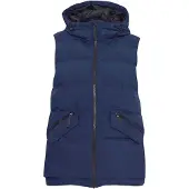 North Bend Gilet 'Paula' bleu foncé / noir