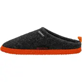 Giesswein Pantoufle anthracite / orange clair / blanc
