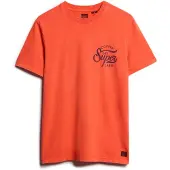 Superdry T-Shirt bleu nuit / homard
