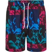 K1x Shorts de bain bleu cyan / bleu clair / bleu foncé / rose