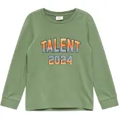 s.Oliver T-Shirt bleu fumé / vert clair / orange / orange clair
