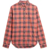 Superdry Chemise bleu marine / rouge pastel
