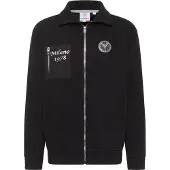 Carlo colucci Veste de survêtement ' Di Trocchio ' noir / argent / blanc