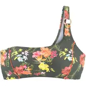 LASCANA Hauts de bikini 'Tahiti' jaune / olive / orange