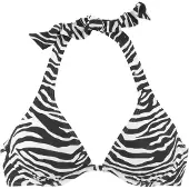 Venice beach Hauts de bikini 'Fjella' noir / blanc