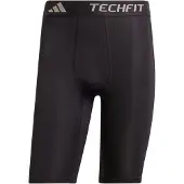 Adidas Pantalon de sport 'TECHFIT Compression Training Short' greige / noir