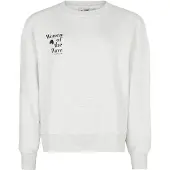 O'Neill Sweat-shirt 'Crews - Noos Wow Crew' bleu nuit / blanc chiné