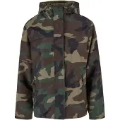 Brandit Veste mi-saison marron / kaki / vert foncé / noir
