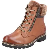 Remonte Bottines à lacets marron / cognac