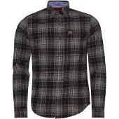 Superdry Chemise beige / marron / noir
