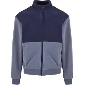 Urban Classics Veste en polaire bleu marine / bleu fumé