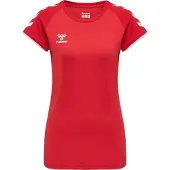 Hummel T-shirt fonctionnel rouge feu / blanc
