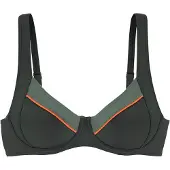 LASCANA Hauts de bikini 'Yuna' olive / orange