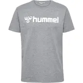 Hummel T-Shirt 'Go 2.0' gris chiné / blanc