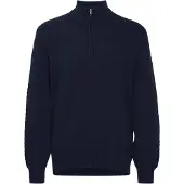!Solid Pull-over bleu marine