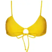 Barts Isla Bow Tie Bikini Top Jaune 38 Femme