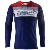 Leatt Moto 5.5 Ultraweld Long Sleeve Jersey Bleu S Homme