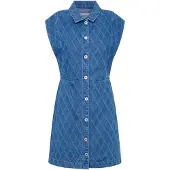 Pepe Jeans Robe-chemise 'CHEY' bleu / bleu denim