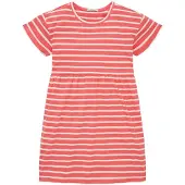 Tom Tailor Striped Jersey Short Sleeve Dress Rouge 92-98 cm Fille