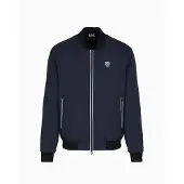 Emporio Armani pour homme. 8NPB12_PN7LZ Bomber en nylon Premium Shield en marine (M), Casuel, Sport, Multisport, Polyester