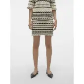 Vero Moda Minou Nw Short Skirt Beige M Femme