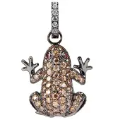 Lancaster Jla-pen-frog4 Necklace Doré Femme