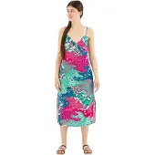 Superdry Printed Slip Sleeveless Long Dress Multicolore 2XS Femme