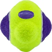 Kong Balle AirDog Knobby avec couineur taille M/L : Ø 8,9cm pour chien