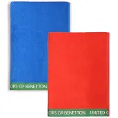 Benetton Towel 2 Units Vert