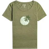 Roxy Chasing The Wave Short Sleeve T-shirt Vert M Femme