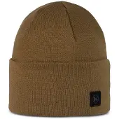 Buff Knitted Beanie Marron