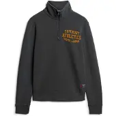 Superdry Track & Field Graphic Half Zip Sweatshirt Noir XL Homme
